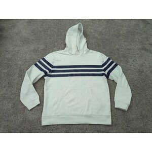 Gap Pullover Hoodie Mens‎ Large White Pullover Sweatshirt Fleece Casual